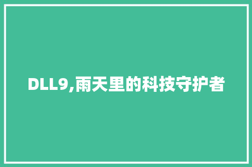 DLL9,雨天里的科技守护者 英文谷歌算法