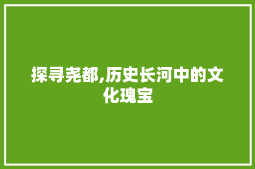 探寻尧都,历史长河中的文化瑰宝 网站优化