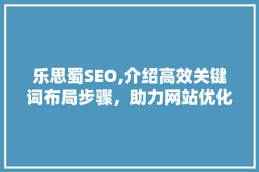 乐思蜀SEO,介绍高效关键词布局步骤，助力网站优化之路