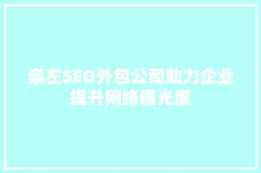 崇左SEO外包公司助力企业提升网络曝光度 网站开发